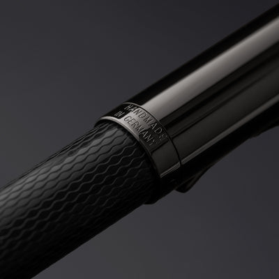 Graf Von Faber-Castell Guilloche Roller Ball Pen - Black Edition