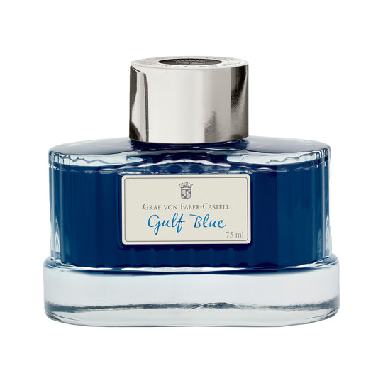 Graf Von Faber-Castell Gulf Blue Ink Bottle - 75ml