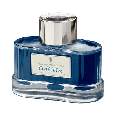 Graf Von Faber-Castell Gulf Blue Ink Bottle - 75ml