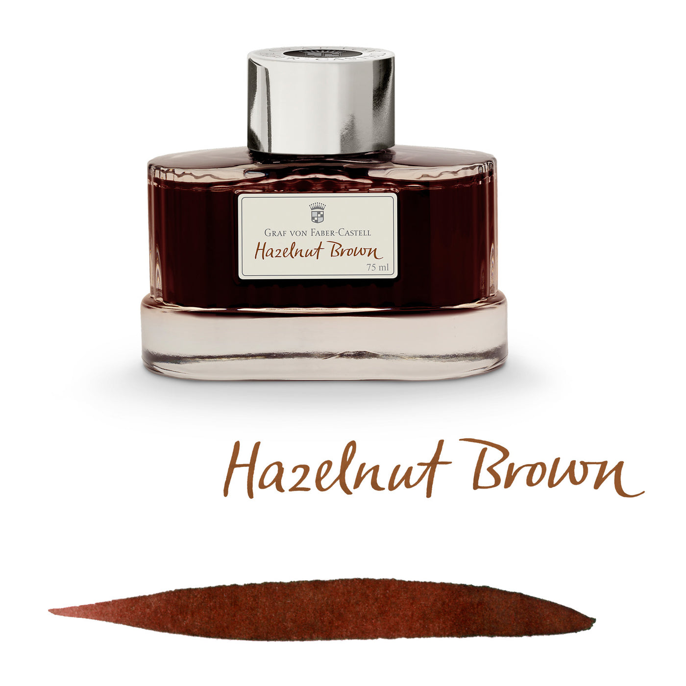 Graf Von Faber-Castell Hazelnut Brown Ink Bottle - 75ml