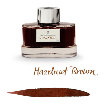 Graf Von Faber-Castell Hazelnut Brown Ink Bottle - 75ml