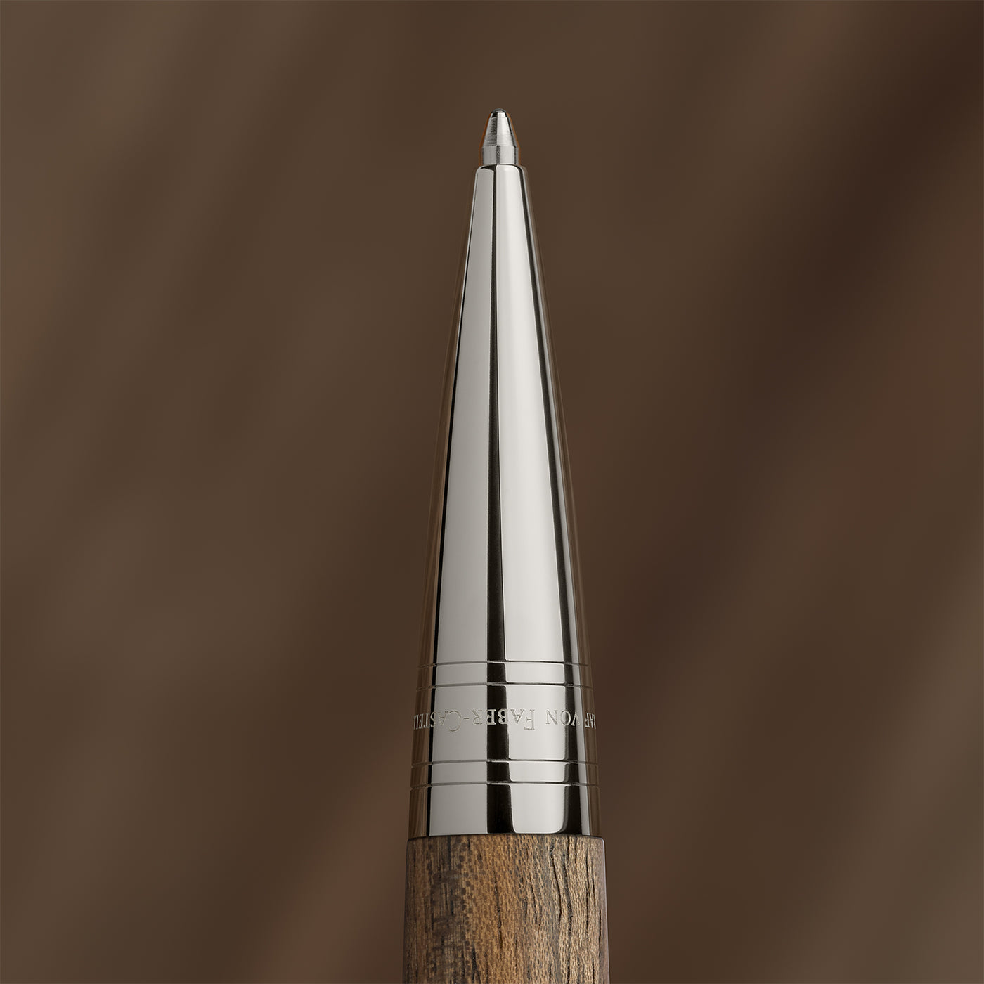 Graf Von Faber-Castell Magnum Ball Pen - Caucasian Walnut Wood