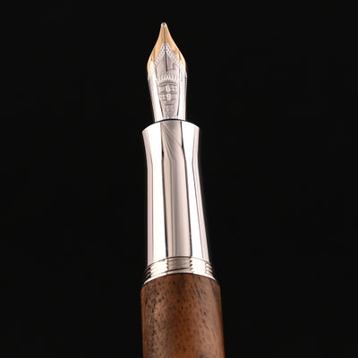 Graf Von Faber-Castell Magnum Fountain Pen - Caucasian Walnut Wood 15