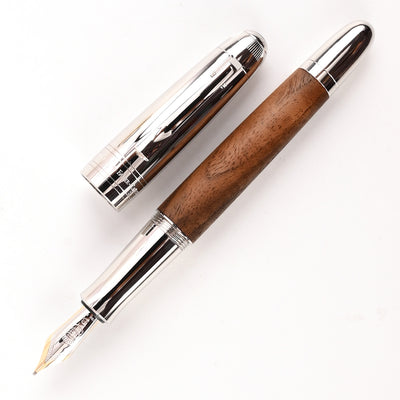 Graf Von Faber-Castell Magnum Fountain Pen - Caucasian Walnut Wood 2