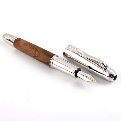 Graf Von Faber-Castell Magnum Fountain Pen - Caucasian Walnut Wood 3