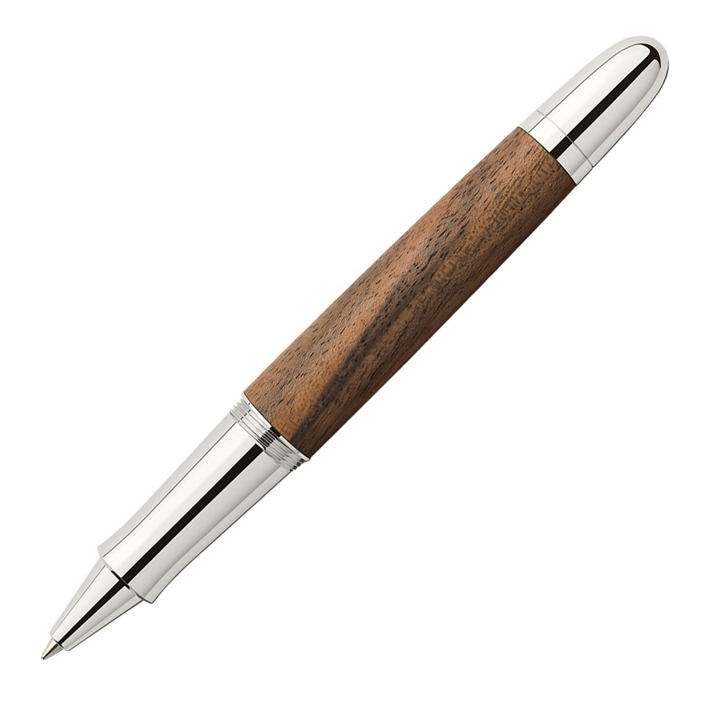 Graf Von Faber-Castell Magnum Roller Ball Pen - Caucasian Walnut Wood 1