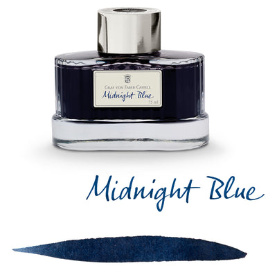 Graf Von Faber-Castell Midnight Blue Ink Bottle - 75ml