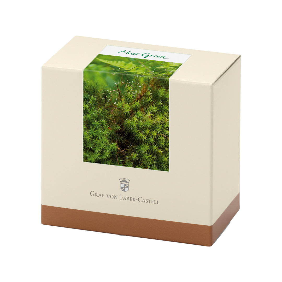 Shop Graf Von Faber-Castell Moss Green Ink Bottle Makoba - Main Image