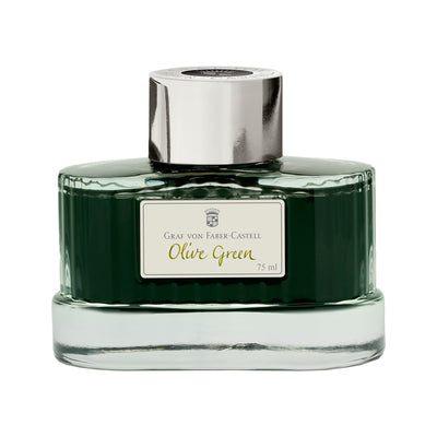 Graf Von Faber-Castell Olive Green Ink Bottle - 75ml