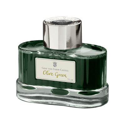 Graf Von Faber-Castell Olive Green Ink Bottle - 75ml