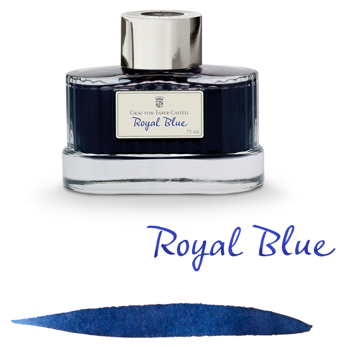 Graf Von Faber-Castell Royal Blue Ink Bottle - 75ml