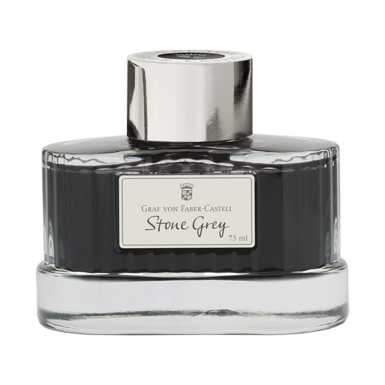 Graf Von Faber-Castell Stone Grey Ink Bottle, Grey - 75ml