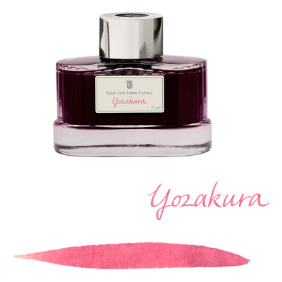 Graf Von Faber-Castell Yozakura Ink Bottle, Pink - 75ml