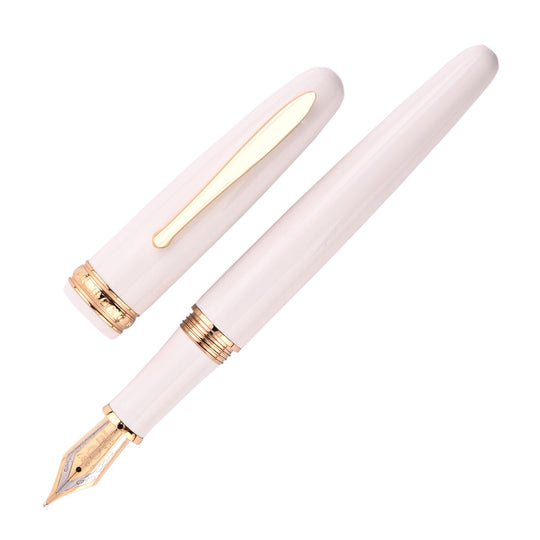 Hongdian 1841 Fountain Pen - White GT
