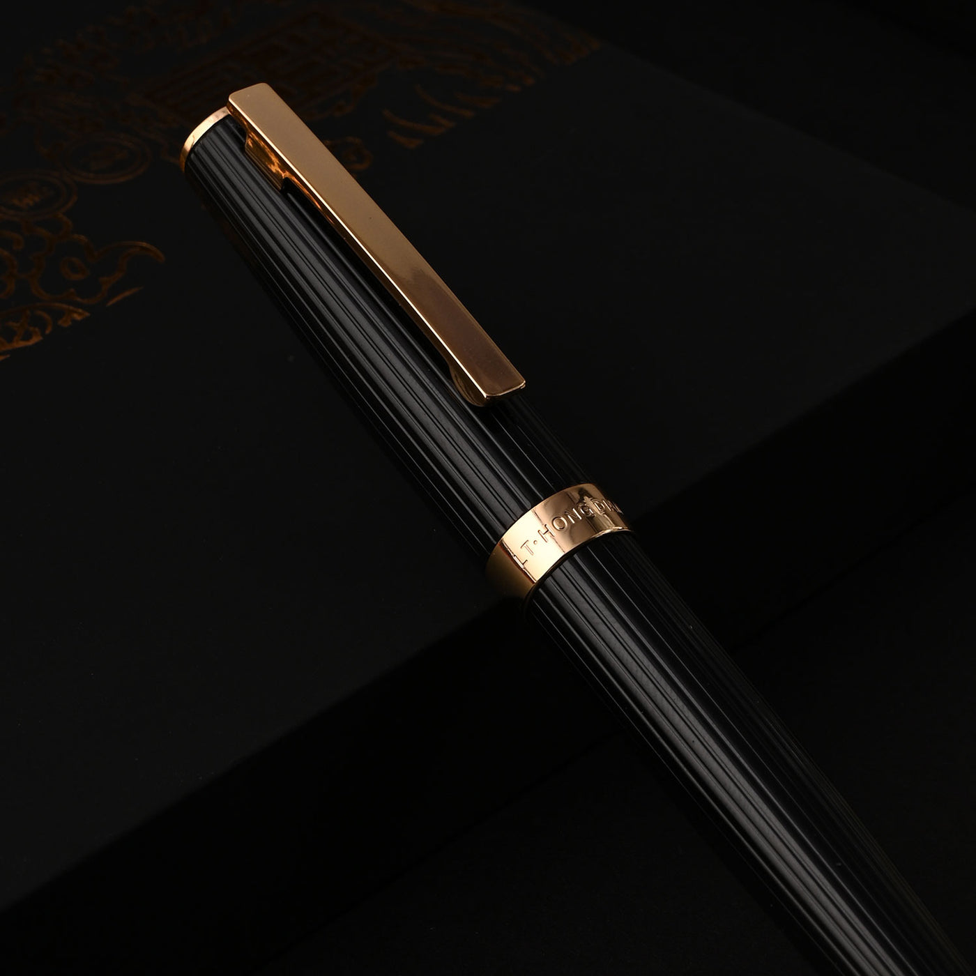 Hongdian 1845 Penna Stilografica In Metallo – Pennino Extra Fine Nero – Con Convertitore E Astuccio