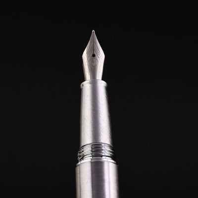 Hongdian 1845S Chromium Fountain Pen - Silver White CT 11