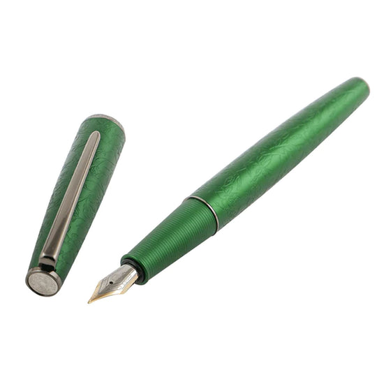 Hongdian A3 Taoyuan Wonderland Series Fountain Pen with Pen Pouch & Ink - Green