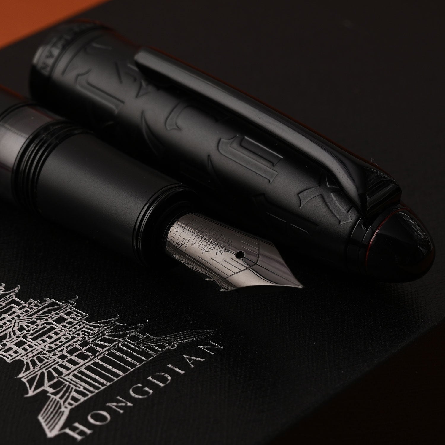 Asvine Hongdian N6 Black Metal Resin Piston Fountain Pen, Extra Fine Nib Classic Pen, Includes Metal Box Writing Pen : Buy Online at Best Price in KSA - Souq is now Asvine Hongdian N6 Black Metal Resin Piston Fountain Pen, Extra Fine Nib Classic Pen, Includes Metal Box Writing Pen : Buy Online at Best Price in KSA - Souq is now