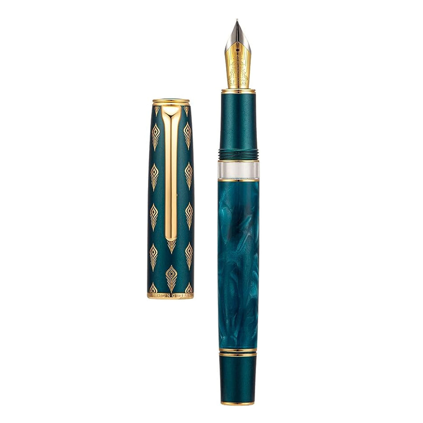 Hongdian N7 Fountain Pen - Dark Green 3