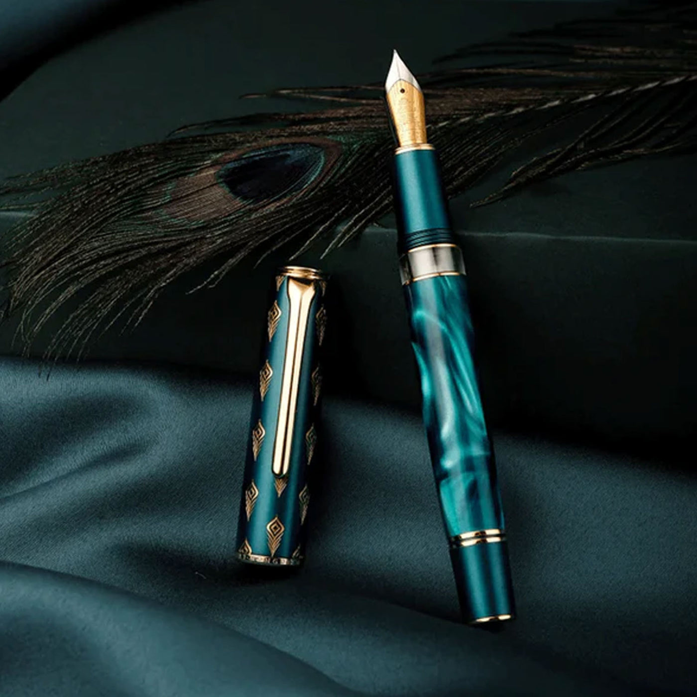 Hongdian N7 Fountain Pen - Dark Green 6