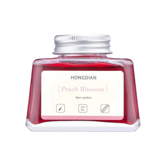 Hongdian Non Carbon Ink Bottle, Peach Blossom - 60ml