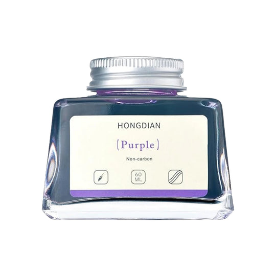 Hongdian Non Carbon Ink Bottle, Purple - 60ml