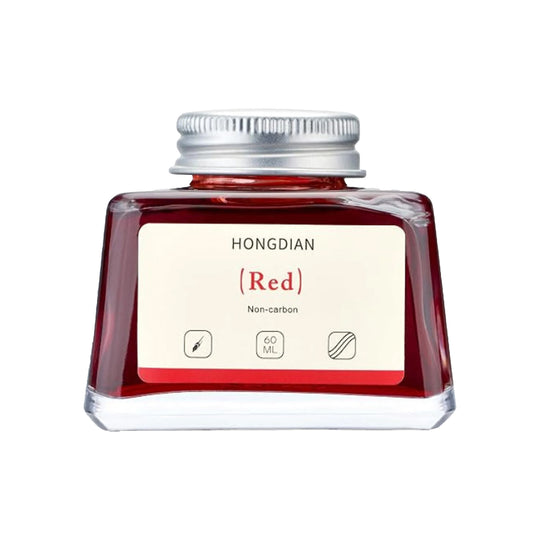 Hongdian Non Carbon Ink Bottle, Red - 60ml