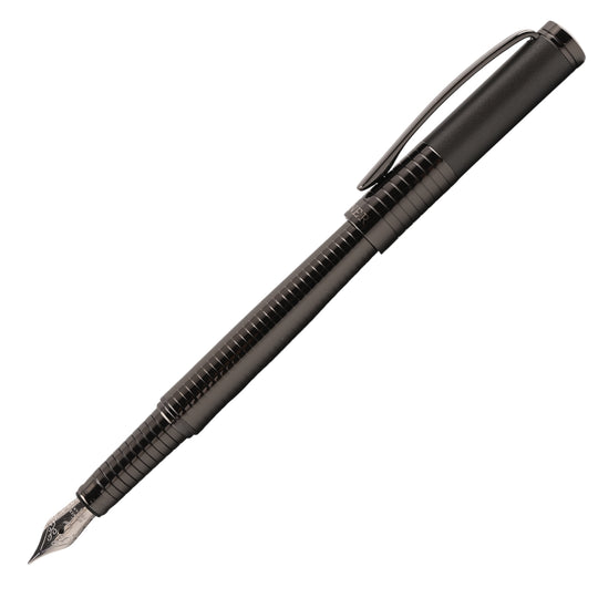 Horner Fortress Fountain Pen, Gunmetal - Steel Nib