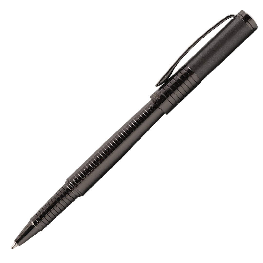 HÖRNER Auerus l Penna roller di alta qualità l Elegante confezione regalo l Colore dell'inchiostro blu 0,7 mm l Ricarica sostituibile l Spessore del tratto M l In metallo - Italia