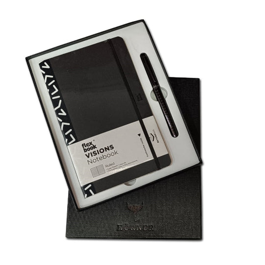 Horner Gift Set - Urban Titanium Roller Ball Pen with Notebook