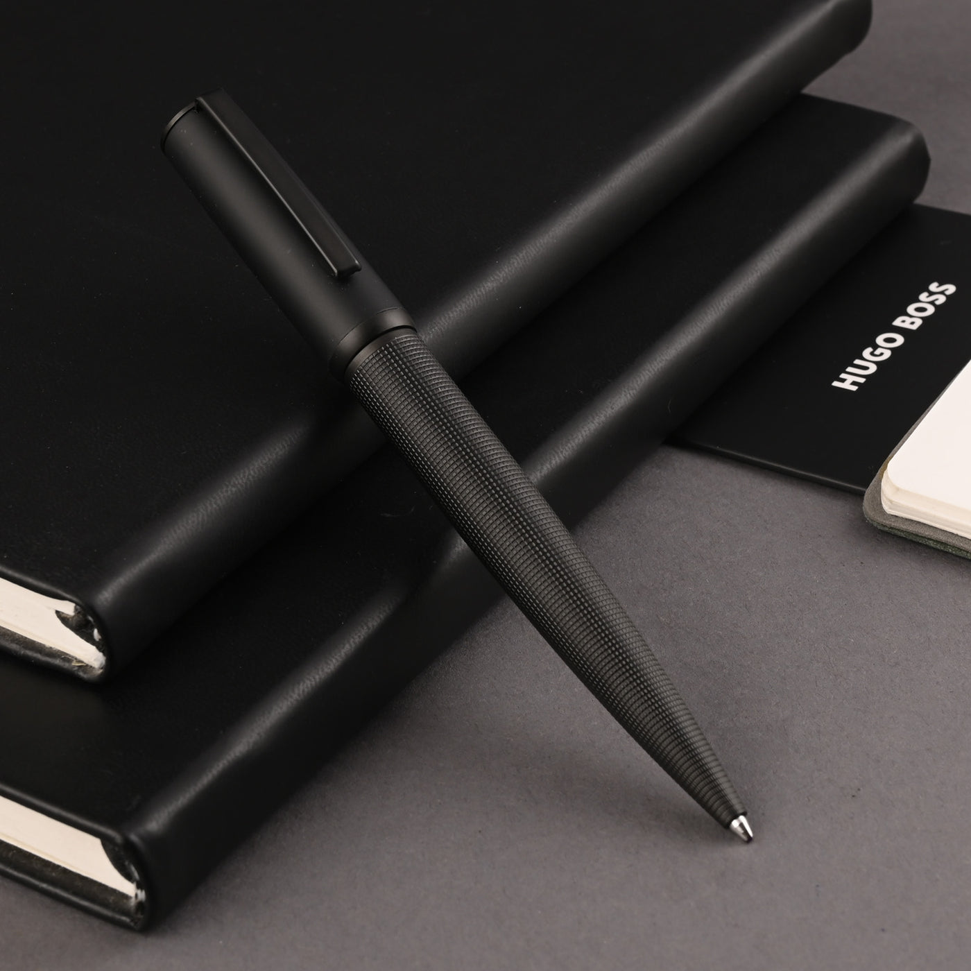 Hugo Boss Arche Iconic Ball Pen - Black PVD