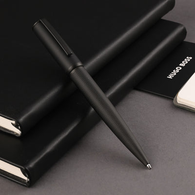 Hugo Boss Arche Iconic Ball Pen - Black PVD