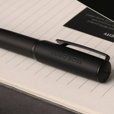 Hugo Boss Arche Iconic Ball Pen - Black PVD