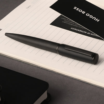 Hugo Boss Arche Iconic Ball Pen - Black PVD