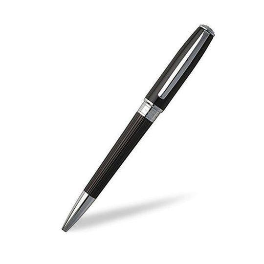 Hugo Boss Essential Ball Pen, Black Striped