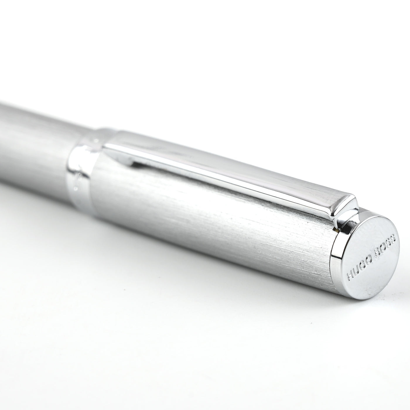Hugo Boss Gear Ball Pen - Brushed Chrome CT 3