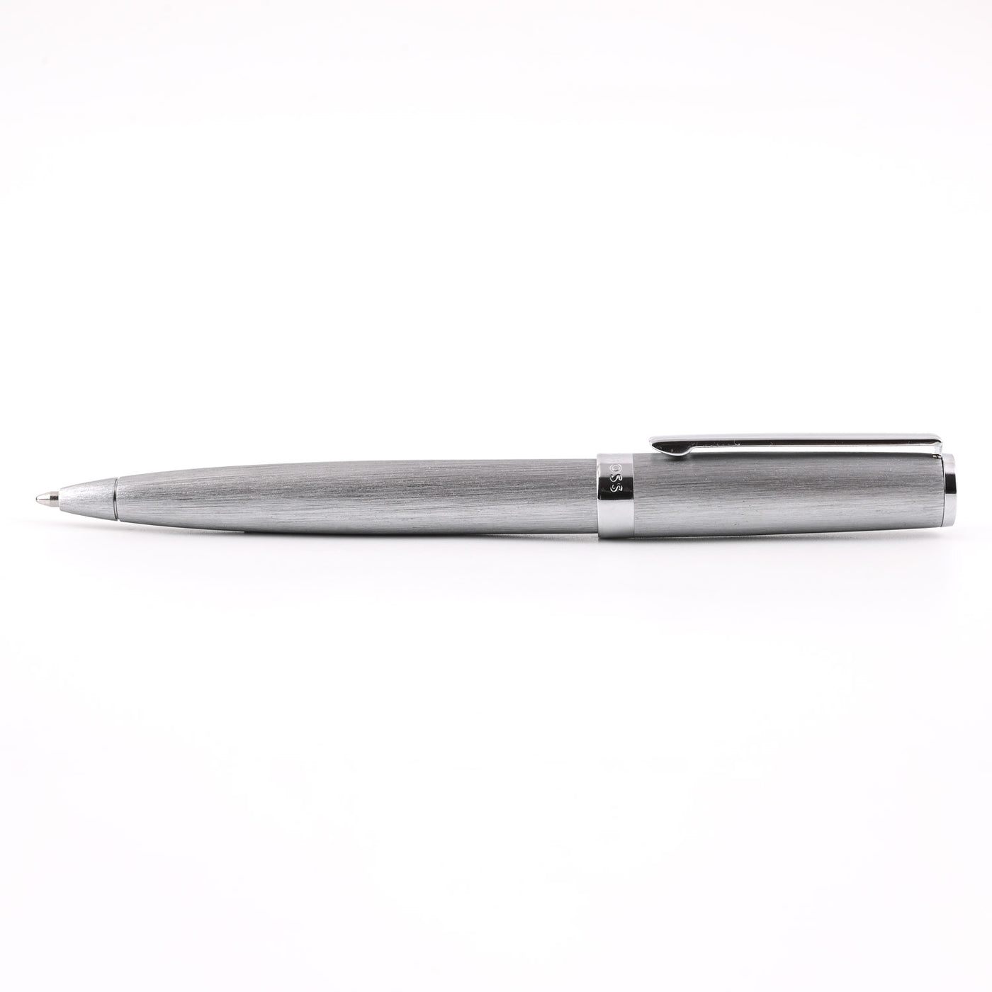 Hugo Boss Gear Ball Pen - Brushed Chrome CT 5