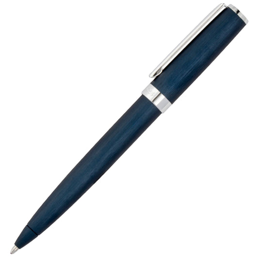 Hugo Boss Gear Ball Pen - Brushed Navy CT