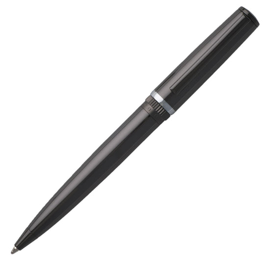 Hugo Boss Gear Ball Pen - Dark Chrome PVD