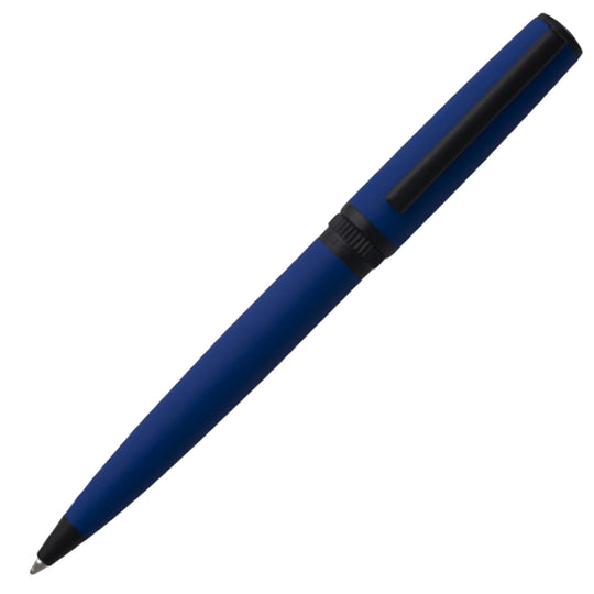 Hugo Boss Gear Matrix Ball Pen - Blue PVD