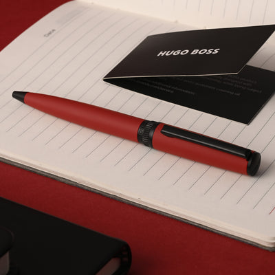 Hugo Boss Gear Matrix Ball Pen - Red PVD 7