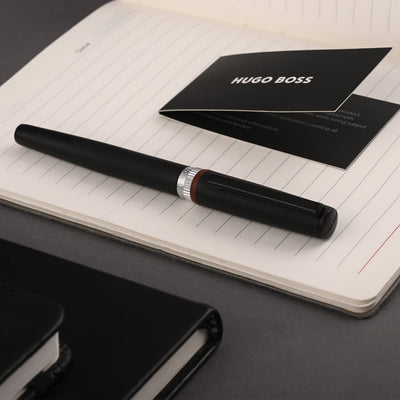 Hugo Boss Gear Roller Ball Pen - Black PVD