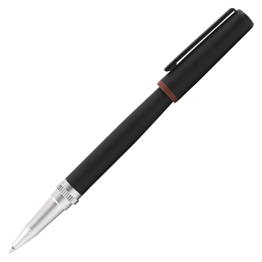 Hugo Boss Gear Roller Ball Pen - Black PVD