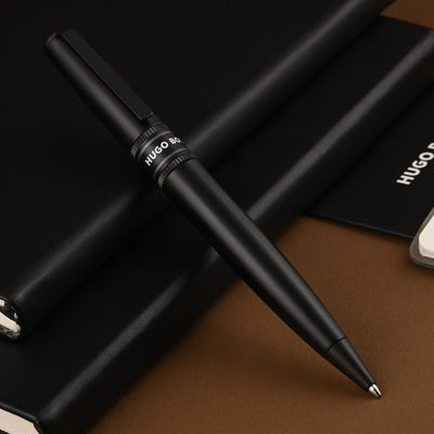Hugo Boss Illussion Gear Ball Pen - Black PVD 6