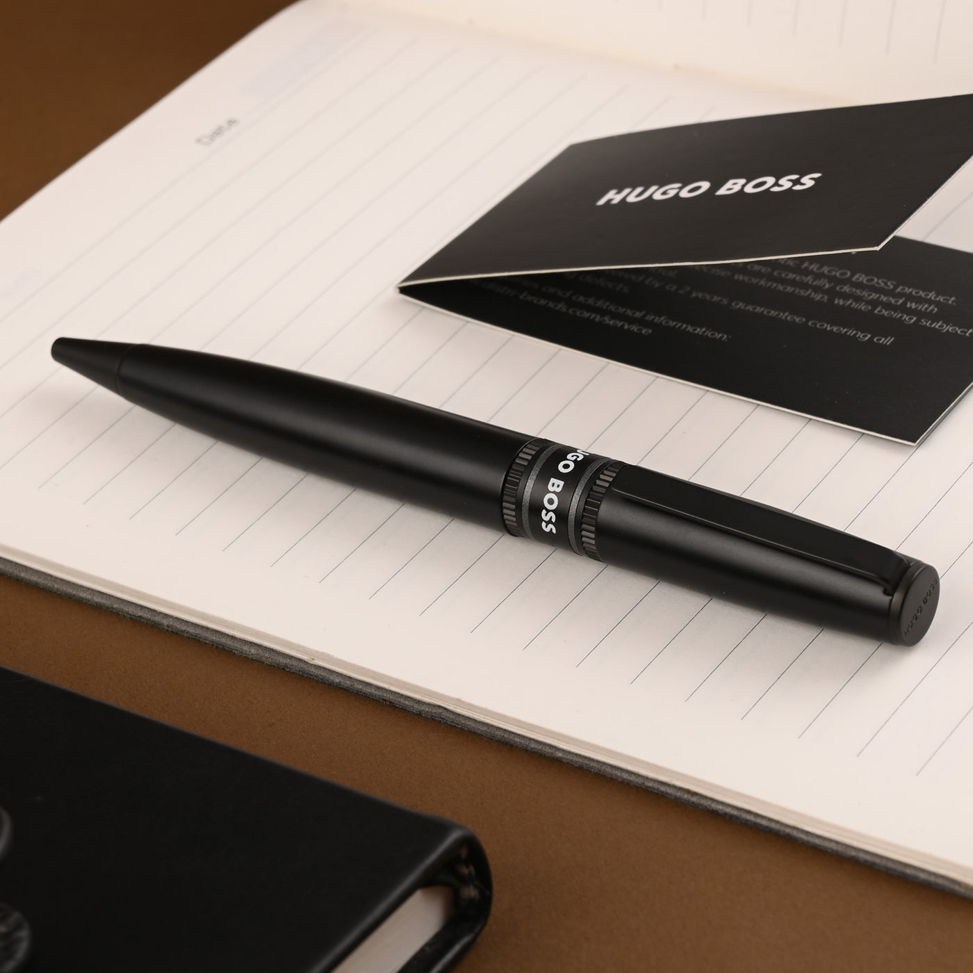 Hugo Boss Illussion Gear Ball Pen - Black PVD 8