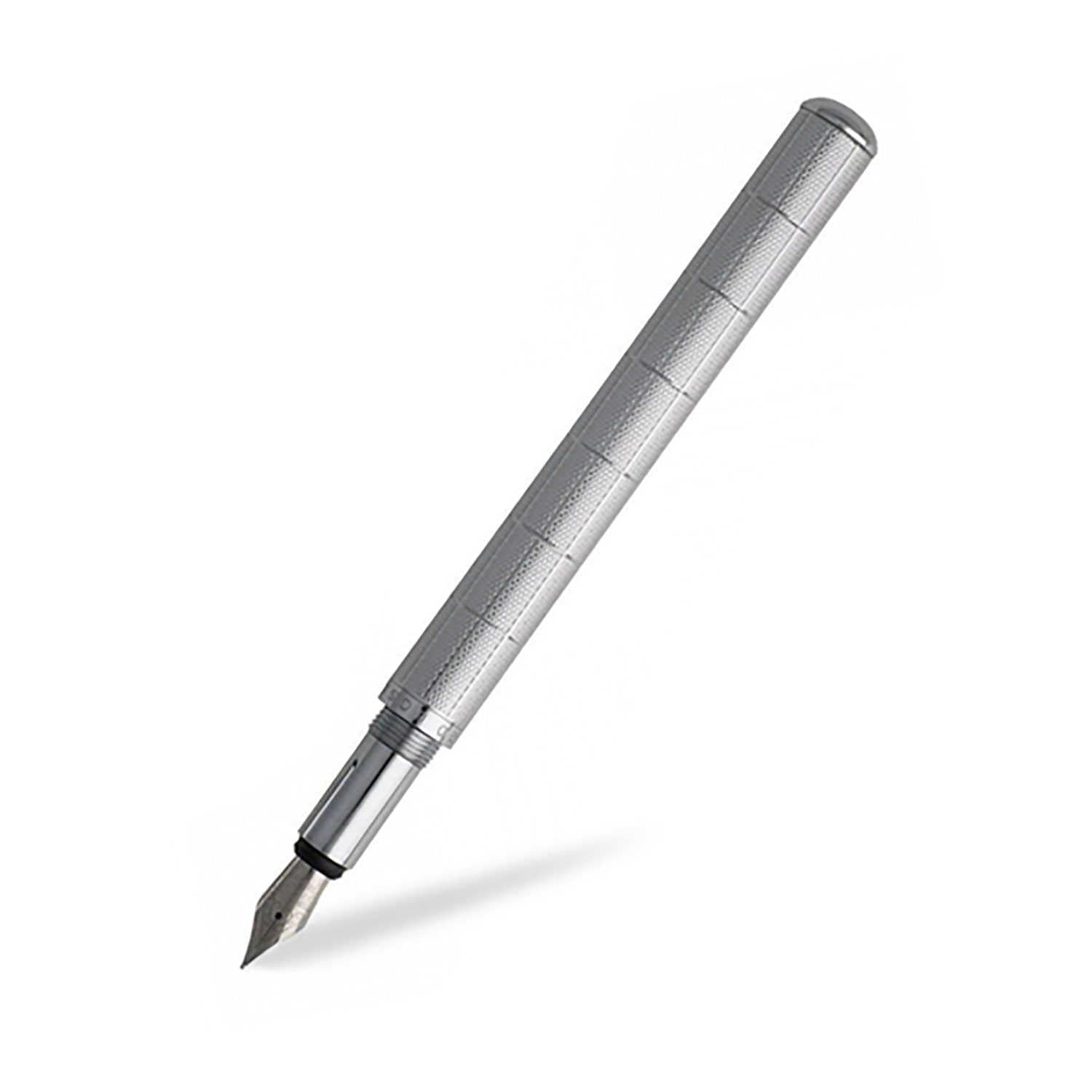 Hugo Boss Kite Fountain Pen, Silver - Steel Nib – Makoba