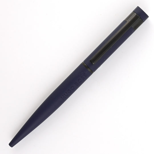 Hugo Boss Loop Ball Pen - Matte Blue PVD