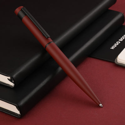 Hugo Boss Loop Ball Pen - Matte Red PVD 6