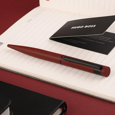 Hugo Boss Loop Ball Pen - Matte Red PVD 9