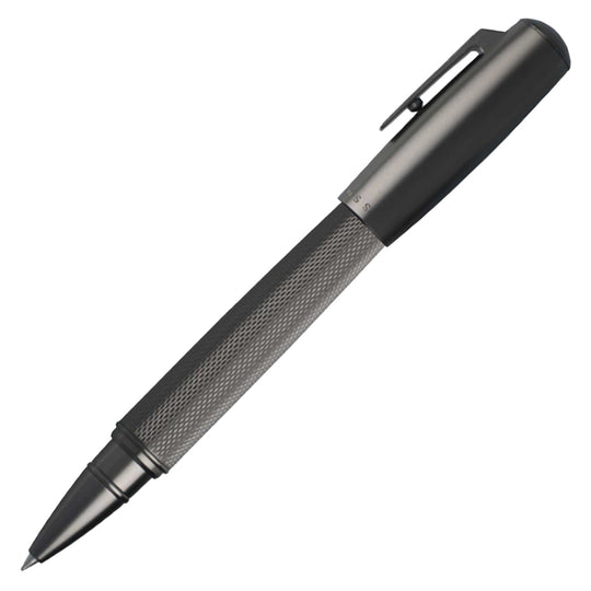 Hugo Boss Pure Matte Roller Ball Pen - Dark Chrome PVD